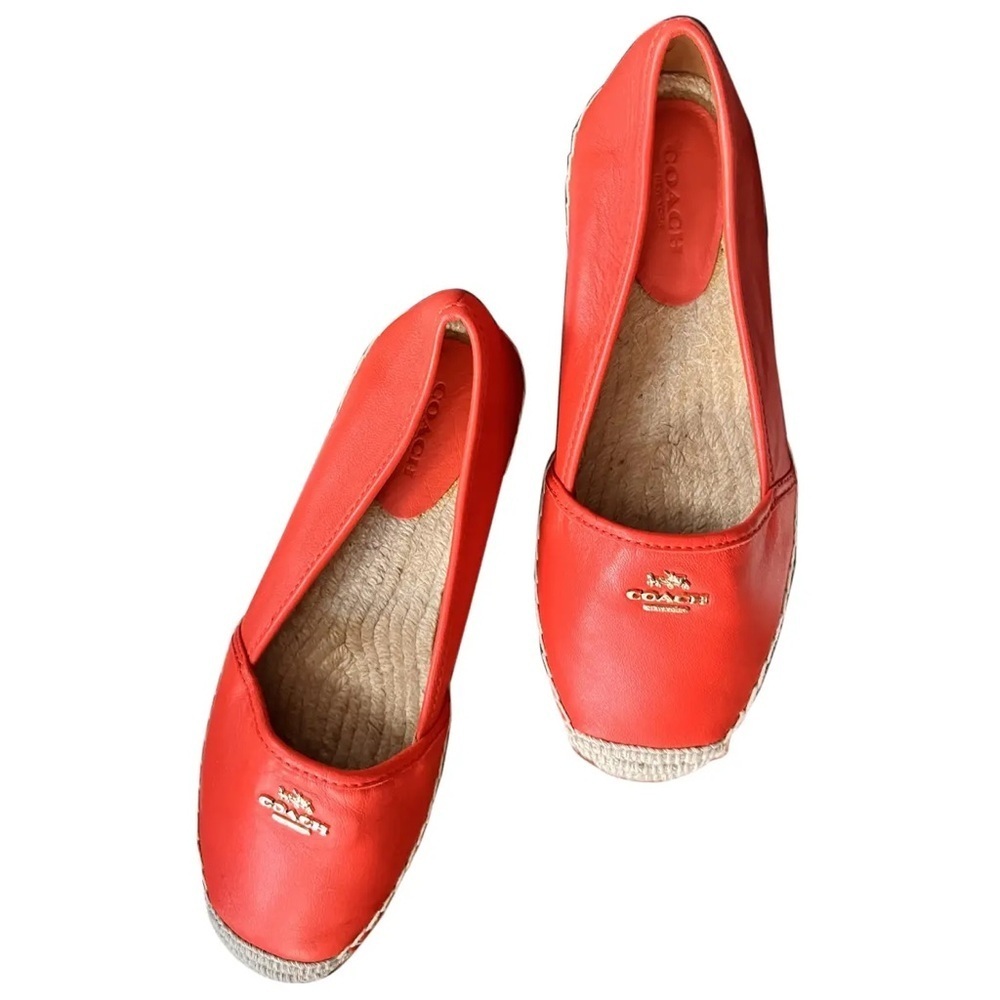 Coach Leather Espadrilles